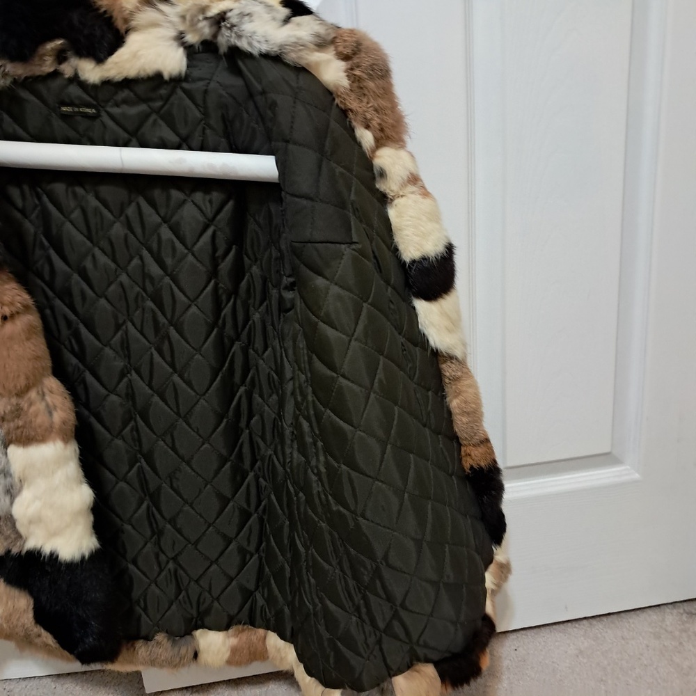 Vintage rabbit fur jacket - Picture 3 of 5